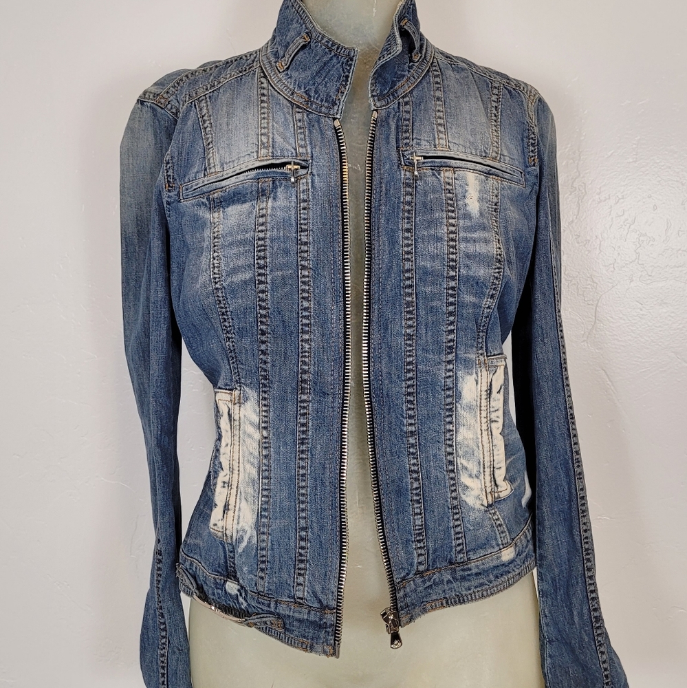Dolce & Gabbana Distressed Denim Jacket